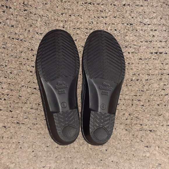 FINN COMFORT-Black Nubuck Loafers-Lace-Up-Wedge Heel-Size 6 UK-8 US-Near Mint - Picture 8 of 8